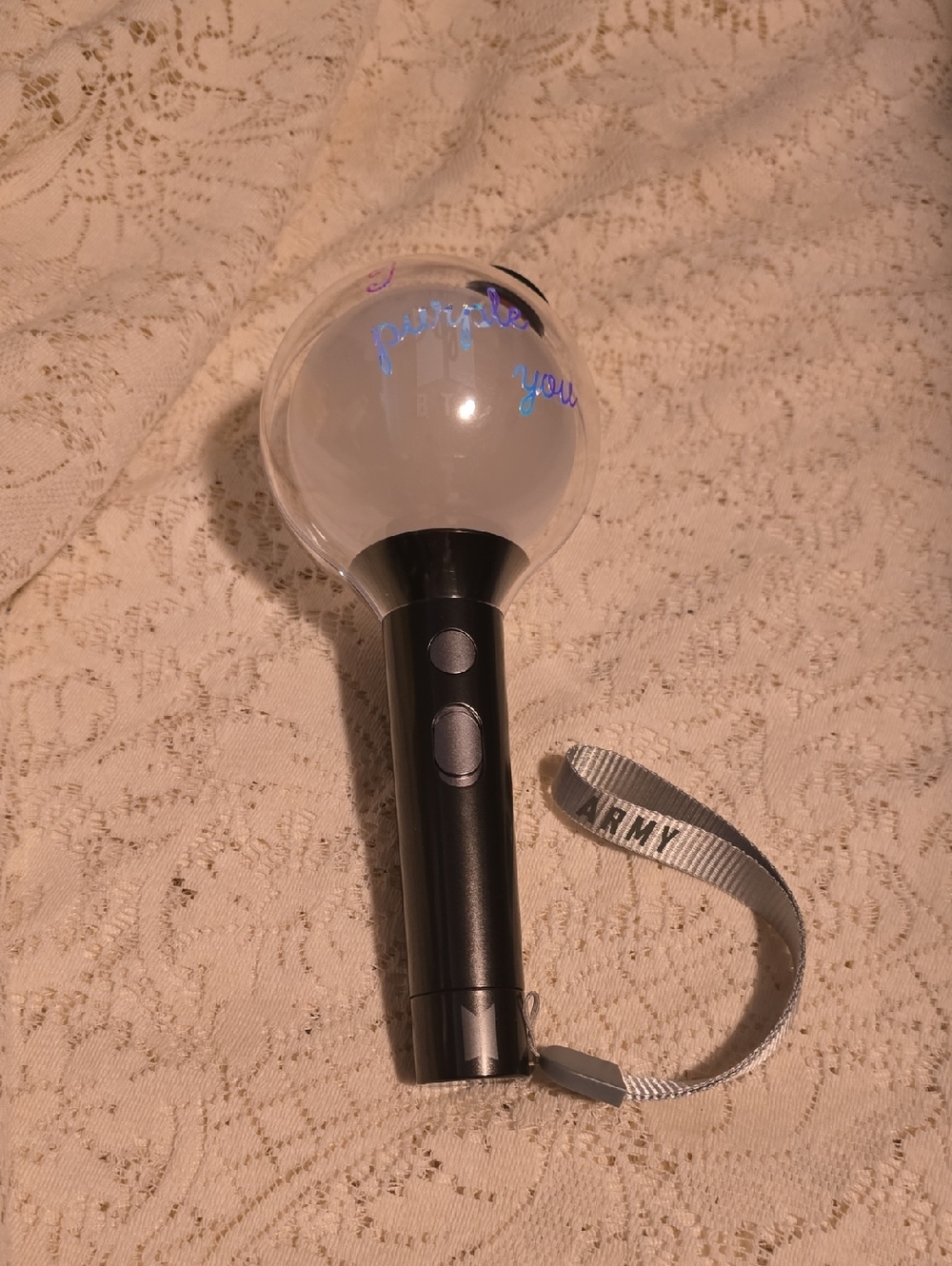 BTS Army Lightstick Type Black Handheld Concert Glow